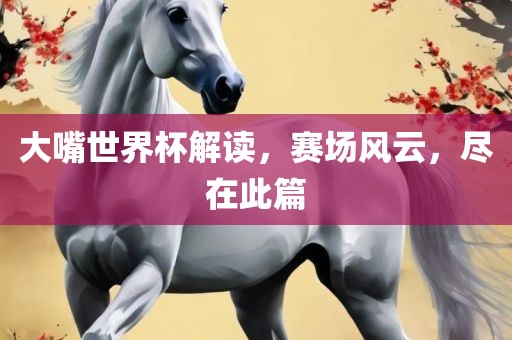 大嘴世界杯解读，赛场风云，尽在此篇