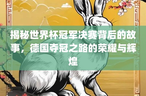 揭秘世界杯广西贺州市华昌新材料有限公司冠军决赛背后的故事，德国夺冠之路的荣耀与辉煌