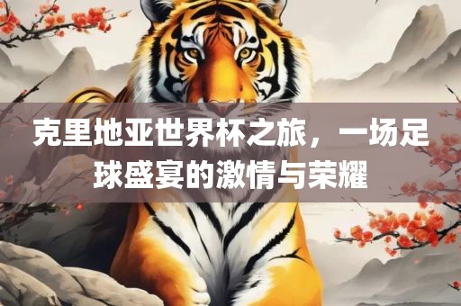 克里地亚世界杯之旅，一场足球盛宴的激情与荣耀