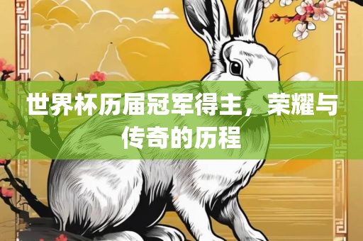世界杯历届冠军得主，荣耀与传奇的历程