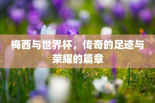 梅西与世界杯，传奇的足迹与荣耀的篇章