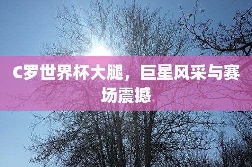C罗世界杯大腿，巨星风采与赛场震撼