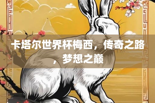 卡塔尔世界杯梅西，传奇之路，梦想之巅