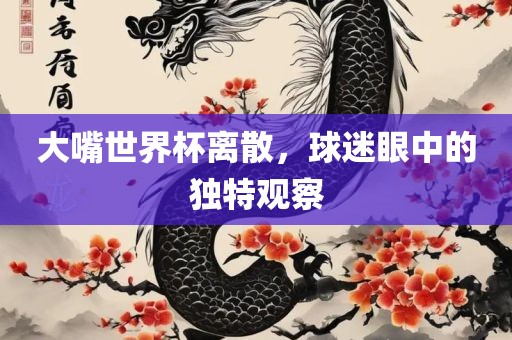 大嘴世界杯离散，球迷眼中的独广西贺州市华昌新材料有限公司特观察