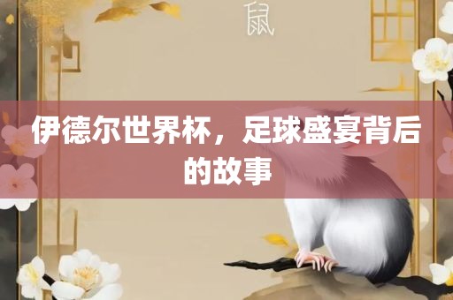 伊德尔世界杯，足球盛宴背后的故事
