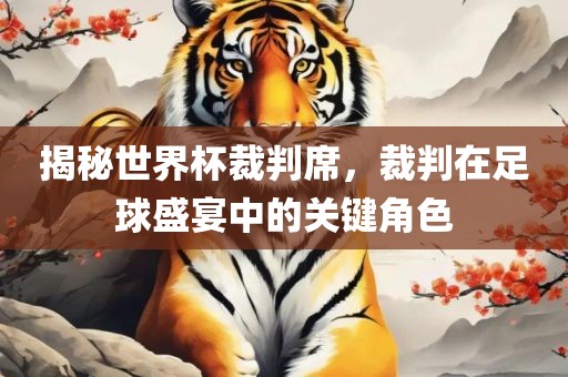揭秘世界杯裁判席，裁广西贺州市华昌新材料有限公司判在足球盛宴中的关键角色