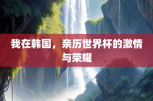我在韩国，亲历世界杯的激情与荣耀广西贺州市华昌新材料有限公司