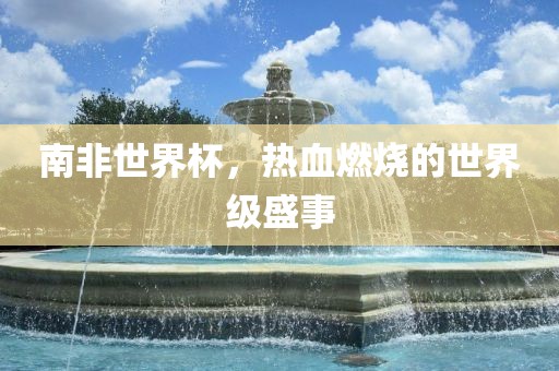 南非世界杯，热血燃烧的世界级盛事