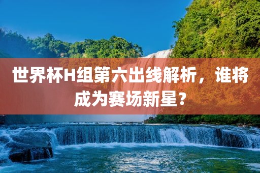 世界杯H组第六出线广西贺州市华昌新材料有限公司解析，谁将成为赛场新星？