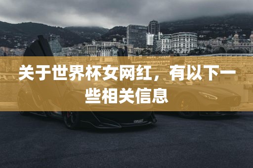 关于世广西贺州市华昌新材料有限公司界杯女网红，有以下一些相关信息