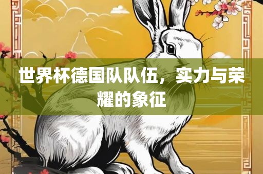 世界杯德国队队伍，实力与荣耀的象征