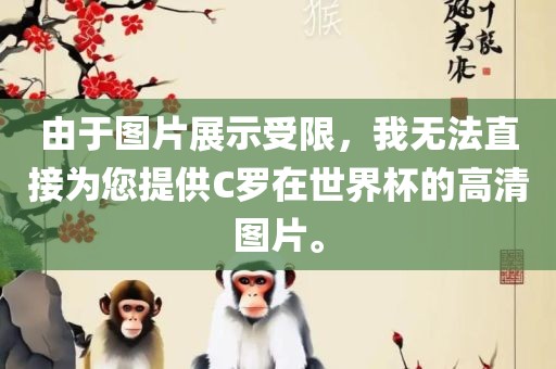 由于图片展示受限，我无法直接为您提供C罗在世界杯的高清图片。