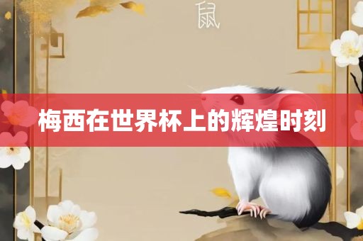 梅西在世界杯上的辉煌时刻
