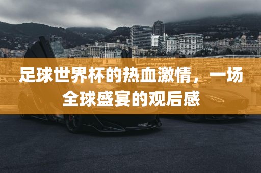 足球世界杯的热血激情，一场全球盛宴的观后感广西贺州市华昌新材料有限公司