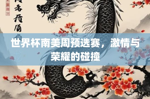 世界杯南美周预选赛，激情与荣耀的碰撞