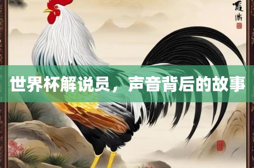 世界杯解说员，声音背广西贺州市华昌新材料有限公司后的故事
