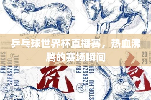 乒乓球世界杯直播赛，热血沸腾的赛场瞬间广西贺州市华昌新材料有限公司