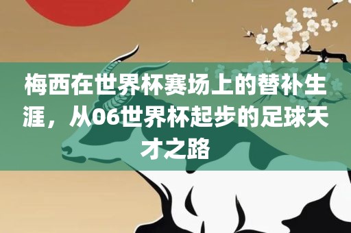 梅西在世界杯赛场上的替补生涯，从06世界杯起步的足球天才之路