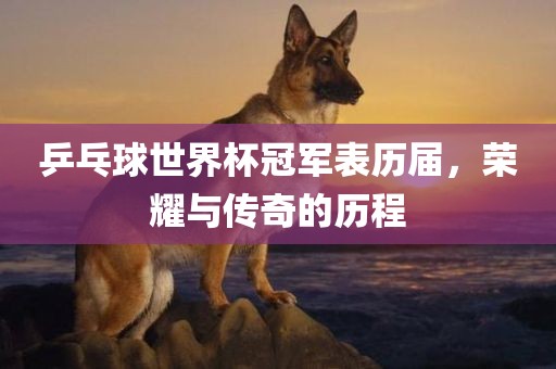乒乓球世界杯冠军表历届，荣耀与传奇的历程广西贺州市华昌新材料有限公司