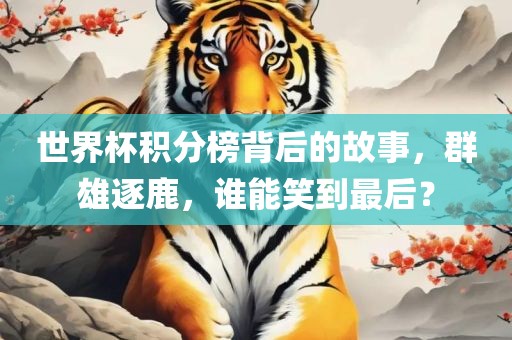 世界杯积分榜背后的故事，群雄逐鹿，谁能笑到最后？