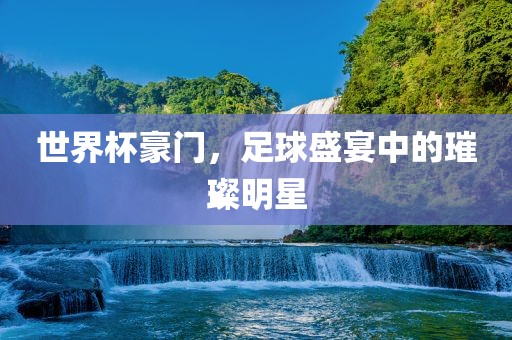 世界杯豪门，足球盛宴中的璀璨明星广西贺州市华昌新材料有限公司
