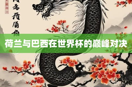 荷兰与巴西在世界杯的巅峰对决