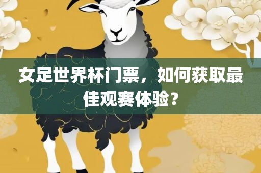 女足世界杯门票，如何获取最佳观赛体验？