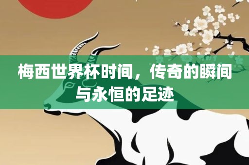 梅西世界杯时间，传奇的瞬间与永恒的足迹