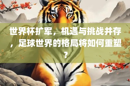 世界杯扩军，机遇与挑战并存，足球世界的格局将如何重塑？