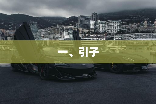 一、引子