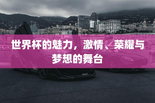 世界杯的魅力，激情、荣耀与梦想的舞台