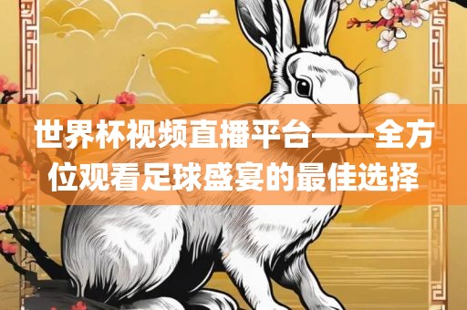 世界杯视频直播平台——全方位观看足球盛宴的最佳选择