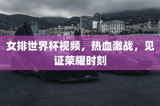 女排世界杯视频，热血激战，见证荣耀时刻