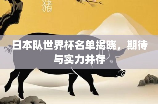 日本队世界杯名单揭晓，期待与实力并存
