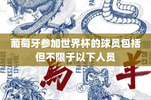 葡萄牙参加世界杯的球员包括但不限于以下人员广西贺州市华昌新材料有限公司