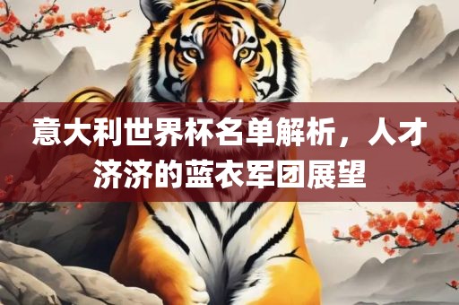 意大利世界杯名单解析，人才济济的蓝衣军团展望