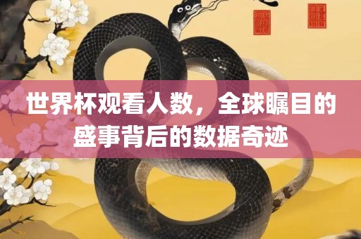 世界杯观看人数，全球瞩目的盛事背后的数据奇迹广西贺州市华昌新材料有限公司