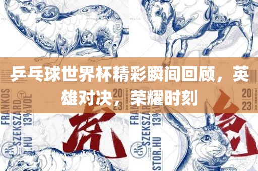 乒乓球世界杯精彩瞬间回顾，英雄对决，荣耀时刻广西贺州市华昌新材料有限公司