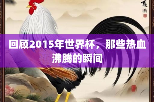 回顾2015年世广西贺州市华昌新材料有限公司界杯，那些热血沸腾的瞬间