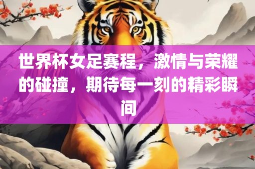 世界杯女足赛程，激情与荣耀的碰撞，广西贺州市华昌新材料有限公司期待每一刻的精彩瞬间