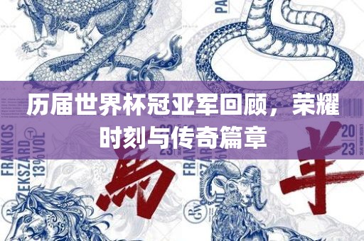 历届世界杯冠亚军回顾，荣耀时刻与传奇篇章