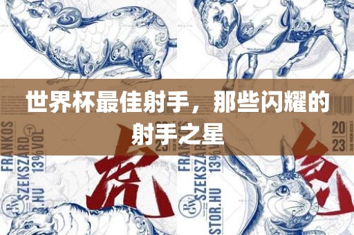 世界杯最佳射手，那些闪耀的射手之星