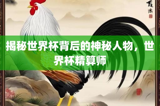 揭秘世界杯背后的神秘人物，世界杯精算师