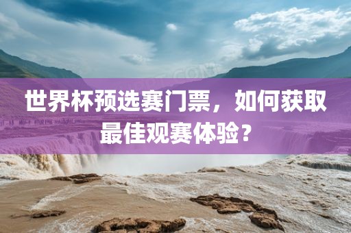 世界杯预选赛门票，如何获取最佳观赛体验？