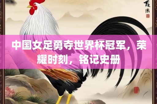 中国女足勇夺世界杯冠军，荣耀时刻，铭记史册广西贺州市华昌新材料有限公司