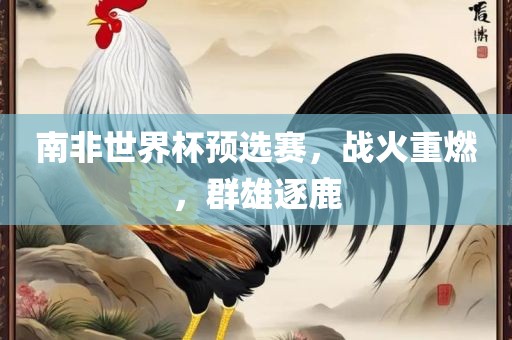 南非世界杯预选赛，战火重燃，群雄逐鹿广西贺州市华昌新材料有限公司