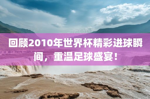 回顾2010年世界杯精彩进球瞬间，重温足球盛宴！