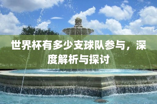 世界杯有多少支球队参与，深度解析与探讨广西贺州市华昌新材料有限公司
