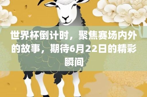 世界杯倒计时，聚焦赛场内外的故事，期待6月22日的精彩瞬间