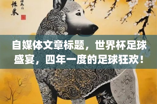 自媒体文章标题，世界杯足球盛宴，四年一度的足球狂欢！广西贺州市华昌新材料有限公司